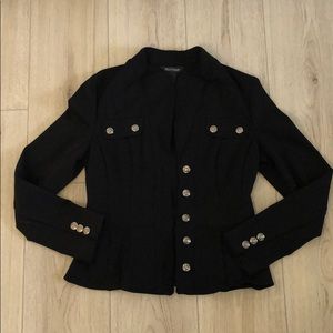 White House Black Market Black Military Jacket